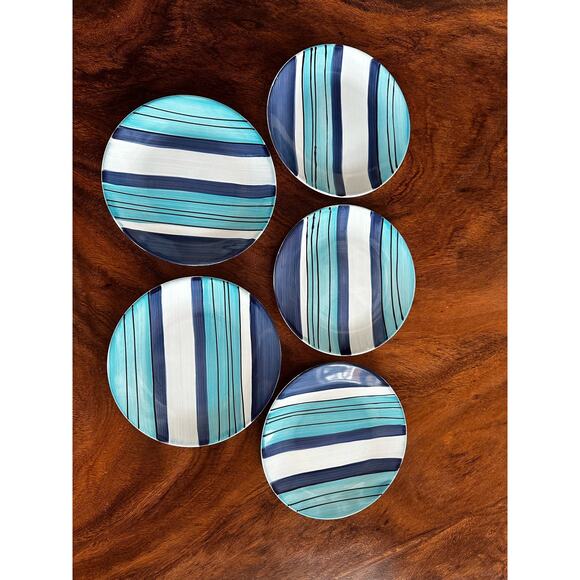 Vintage Cool River Salad Plate by Pfaltzgraff Set of 5 - Picture 3 of 10